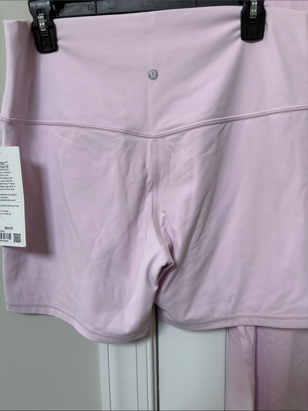 Lululemon Set Align High-Rise Short 6" and All Yours Organic Cotton Tank PINKO - Picture 3 of 5